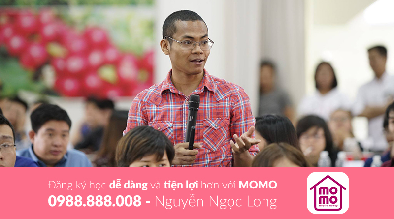 Bổ sung phương thức thanh toán khoá học: Chuyển tiền qua MOMO