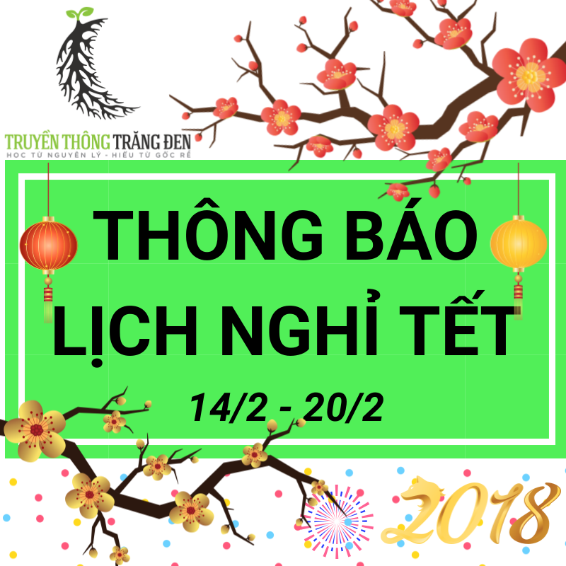 Thông báo lịch nghỉ Tết